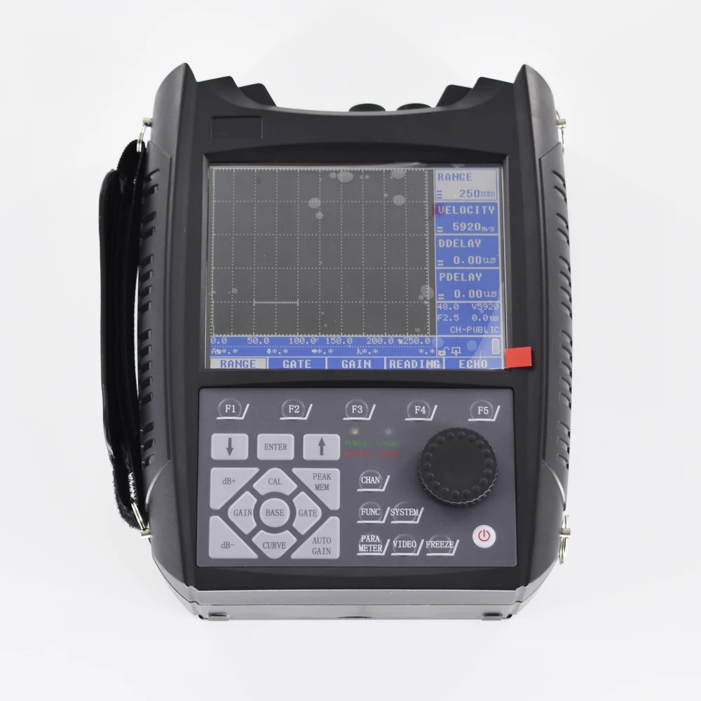 Portable Ultrasonic Flaw Detector SUB100 0-9999mm 5.7inch TFT LCD display Nondestructive Testing Instrument