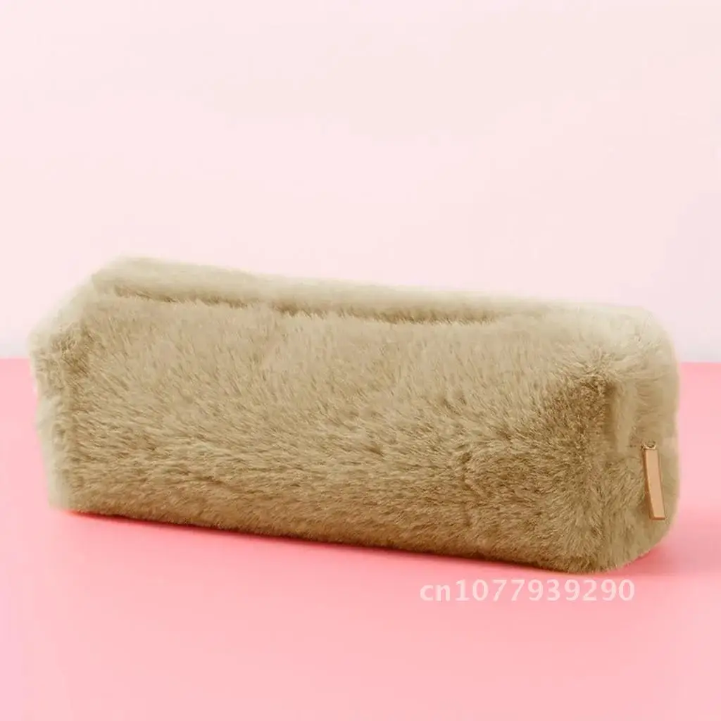 

Plush Pencil Pouch Pen Bag for Girls Kawaii Stationery Large Capacity Pencil Case Pen Box Cosmetic Pouch Storage Bag Students