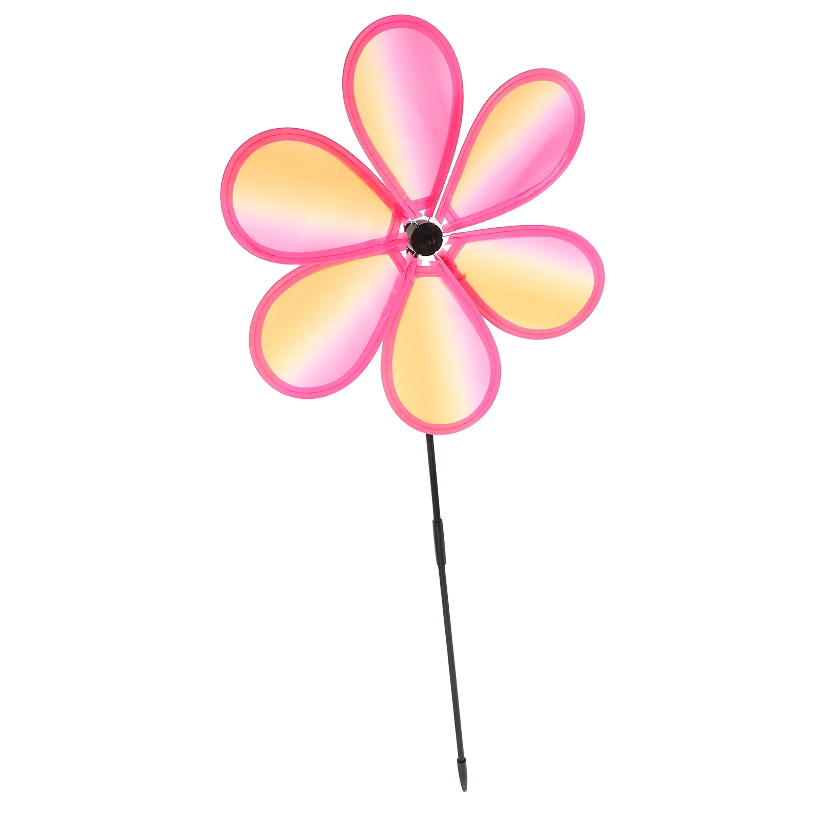 Moulin à vent en tissu coloré pour enfants, jouet léger, Durable, sûr, décoration de jardin extérieur, ornement de jardin