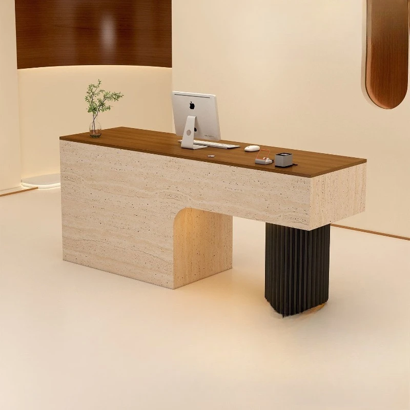 

Simple clothing store, modern front desk checkout page counter
