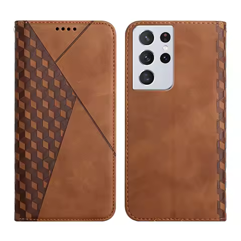 For Samsung Galaxy S21 Ultra Phone Case Case Silicone Flap Leather Case