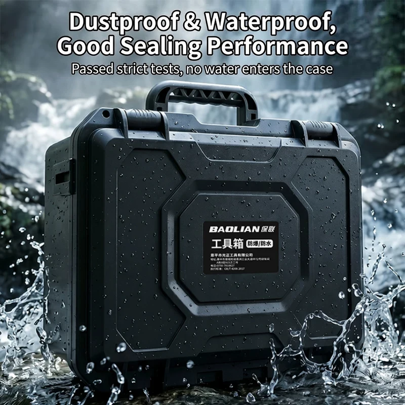 Professional Handheld Multi-functional Tool Box Waterproof Outdoor Equipment Storage Case for Instrument Protection Field Use