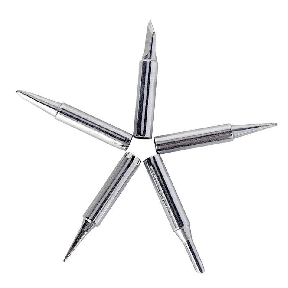 5 pz/set 0.8I + 1B + K + 2.4D + 3C strumento di saldatura testa del saldatore senza piombo per 936 908 accessori per saldatura universali saldatore T