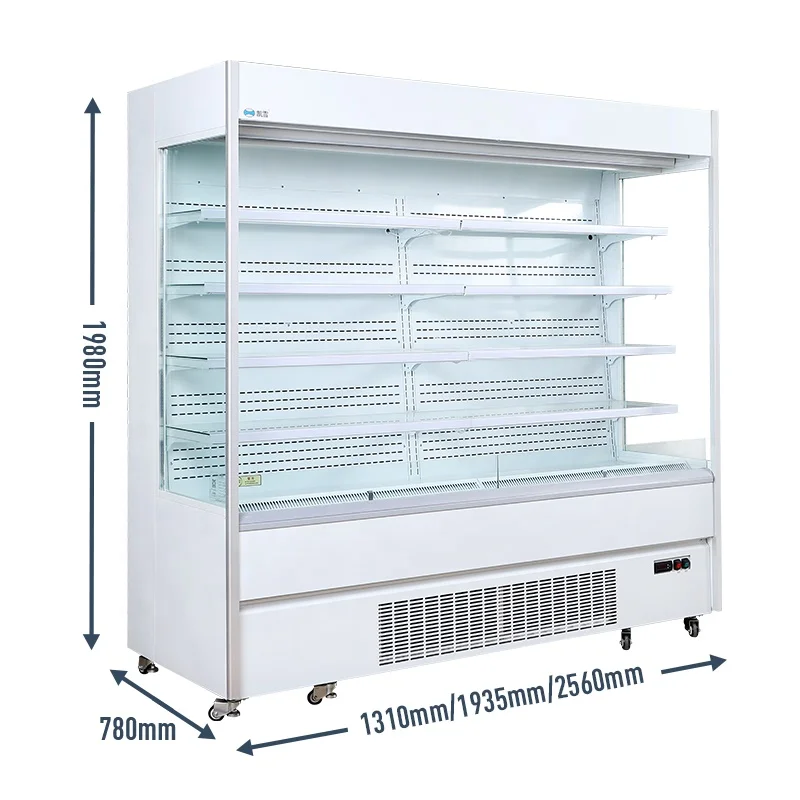 Commercial Open Fruit And Vegetable Display Refrigerator