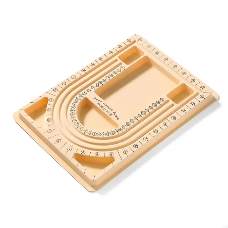  Space Saving Jewelry Crafting Tool With Grooves For Precise Bead Positioning