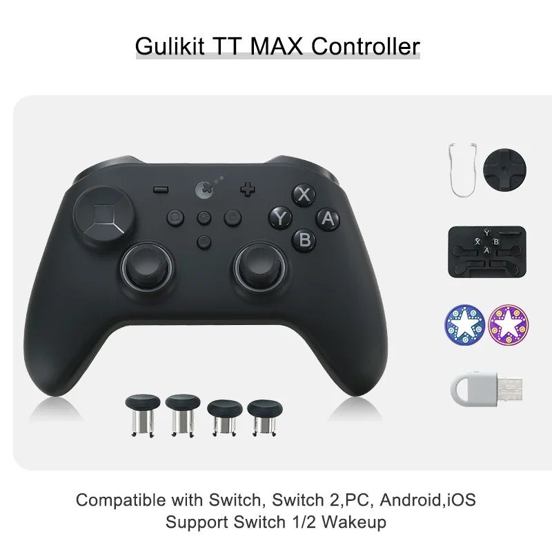 GuliKit TT Max with Tension Adjustable TMR Joysticks Wireless