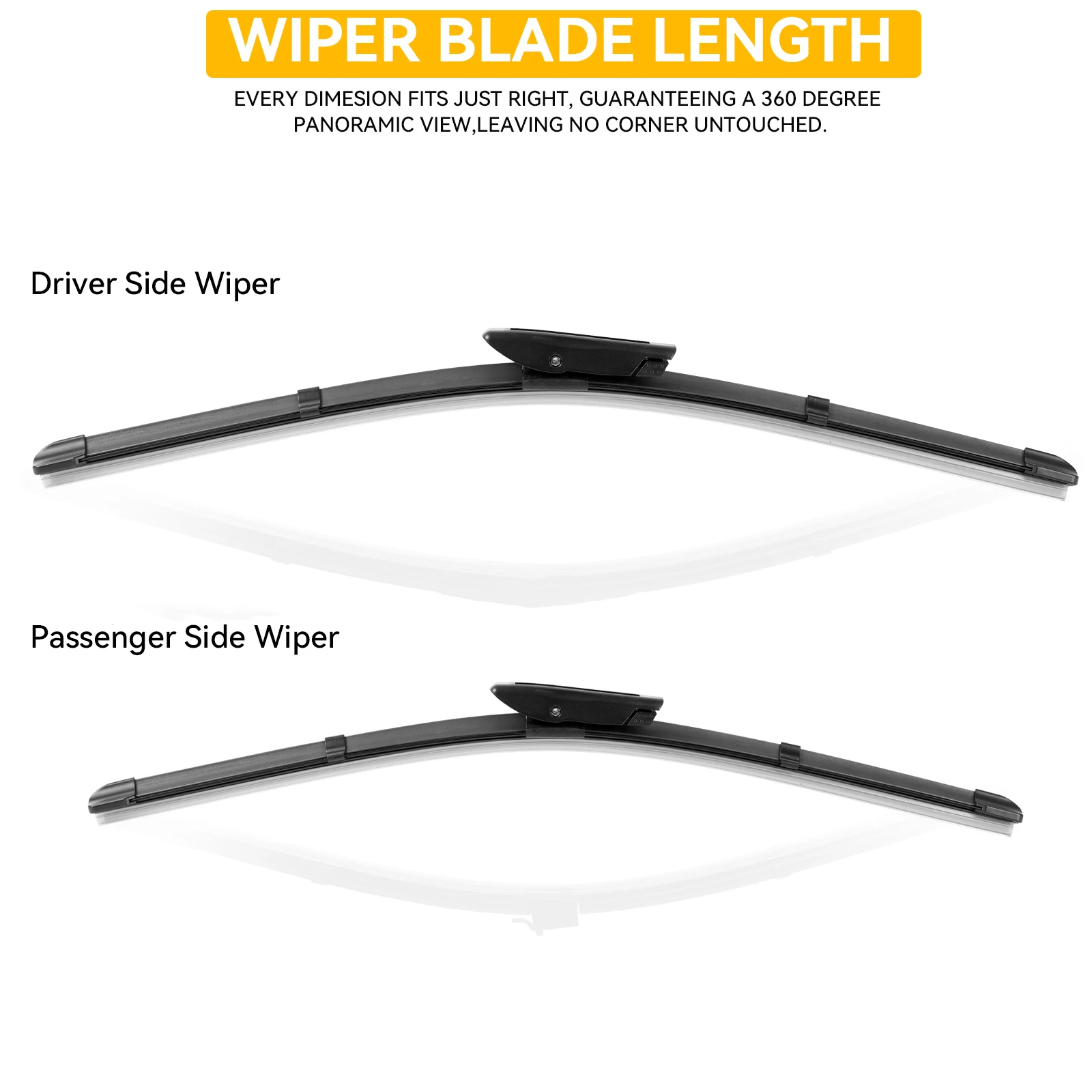 Erick\'s Wiper LHD Front Wiper Blades For Renault Megane 2 MK2 2006 - 2008 Windshield Windscreen Window Car Rain Brushes 24\