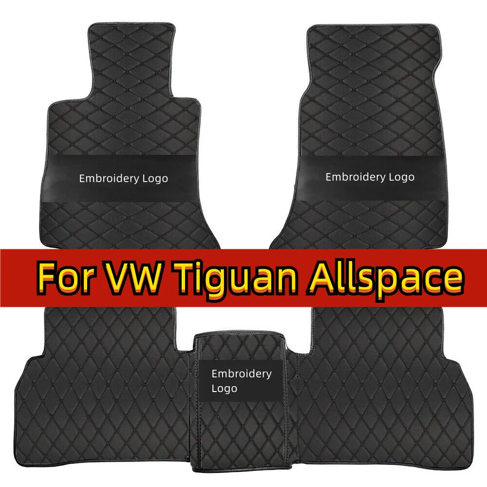 พรมปูพื้นสำหรับ Volkswagen Tiguan Allspace AD BW 2017 ~ 2022พรมปูพื้นรถยนต์กันน้ำพรมปูพื้นรถยนต์อุปกรณ์เสริมรถยนต์