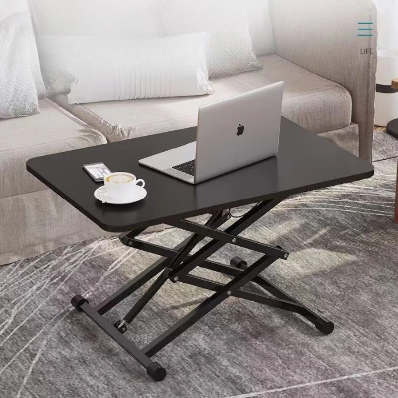 Laptop Space Saving Sofa Tables Lift Up Wooden Modern Side Tables Folding Design Corner Table Dressers Computer Desk Bedroom