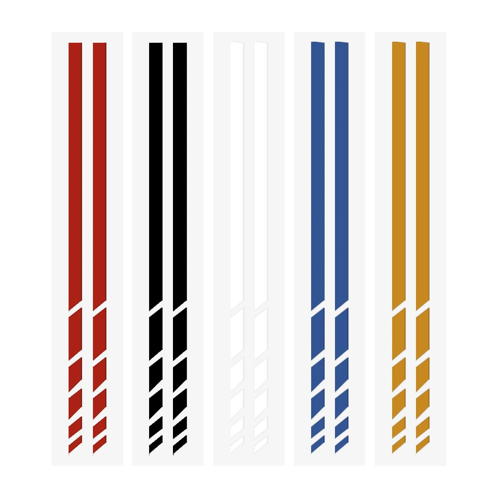 2 pçs espelho retrovisor do carro decalques de vinil à prova dwaterproof água esportes tira motocicleta adesivos tanque combustível capacete decoração