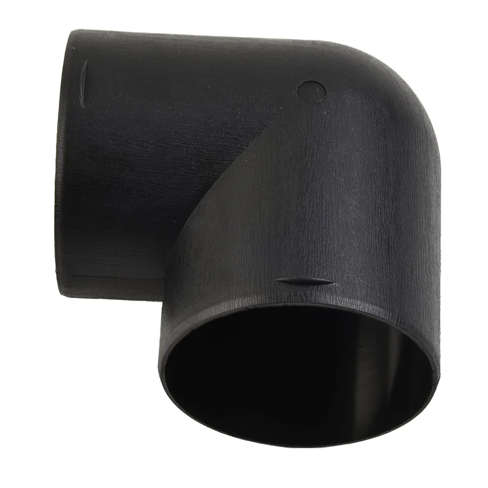 Garden Home Air Duct Elbow Cooling System Black Easy To Install No Drilling Outer Diameter 75mm Plastic Reliable