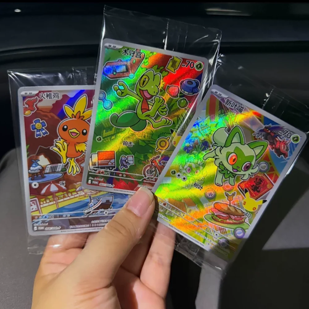 Hot 100% Original Pokemon 30th Anniversary Vol.3 Set Simplified Chinese Pokemon Cards First Partners Special Illustration PTCG