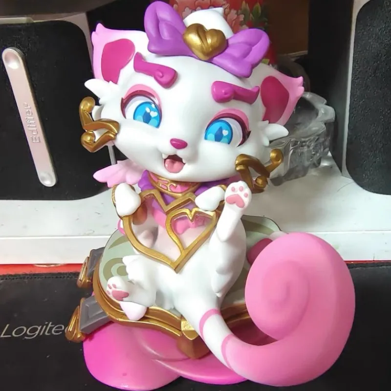 In Stock League Of Legends Anime Figure Valentine'S Day Limited Soul-Searching Cat Yuumi Colorful Suit Limited Collection Gift