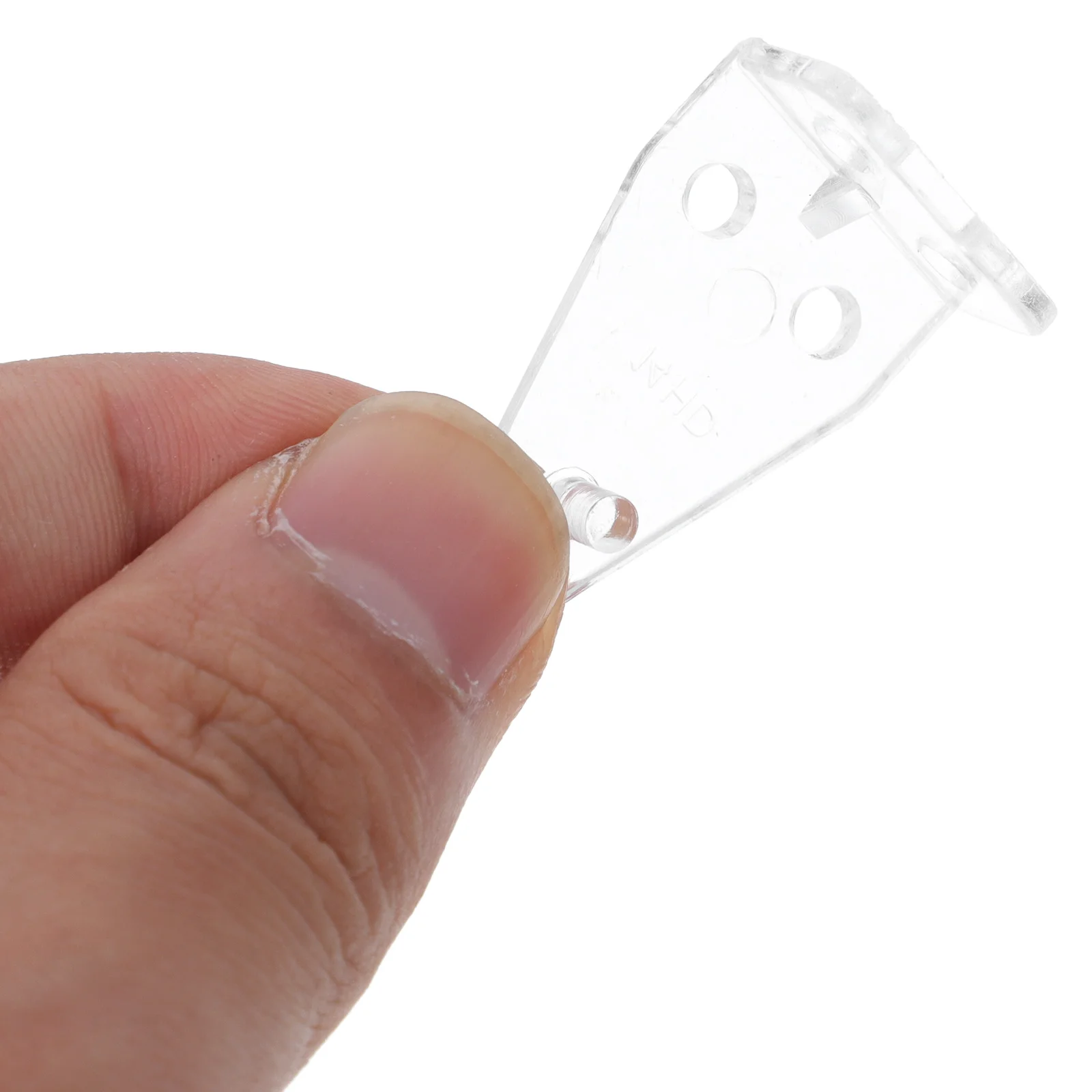 10 Pcs Blinds Hold Down Bracket Clear Plastic Bottom Clips for Window Shutter Simple Install Safe Transparent