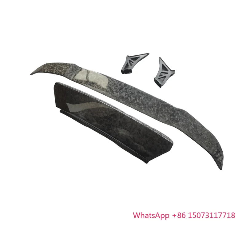 

New LP610 for Forged Carbon Fiber Rear Wing Fixed Spoiler 6V Condition External Car Light Accessories