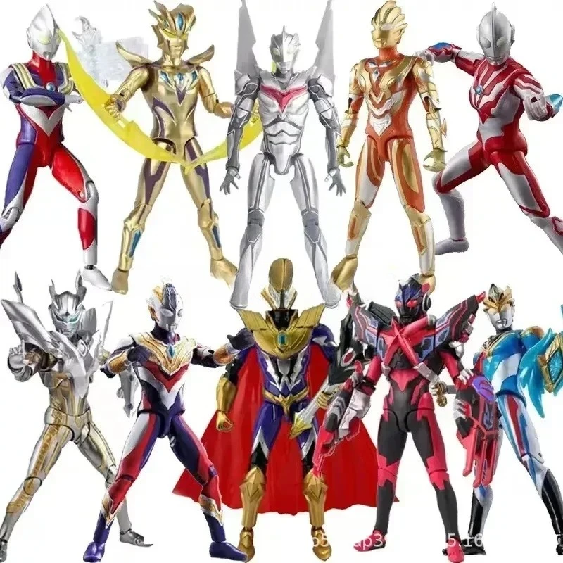 

Bandai Ultraman Zero Brazal Beliyatiga 15 Cm Action Figure Trigger Joint Movable Model Statue Toy Gift Collection in Stock