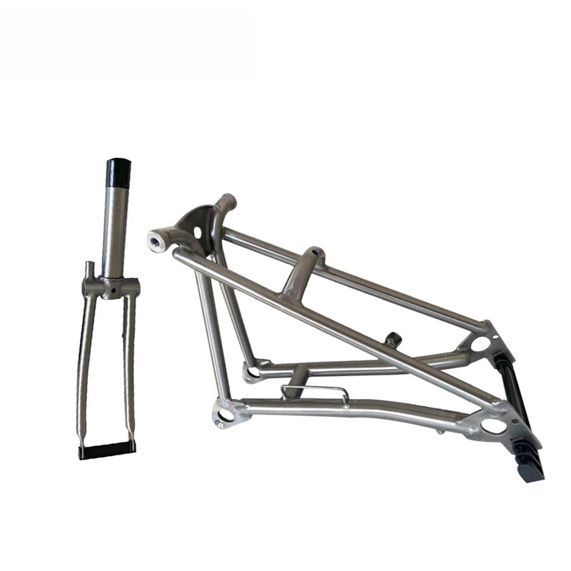 

Titanium Alloy Bicycle, Small Bob Folding Bike Parts, Front Fork, Rear Fork, Handlebar. in Stock.