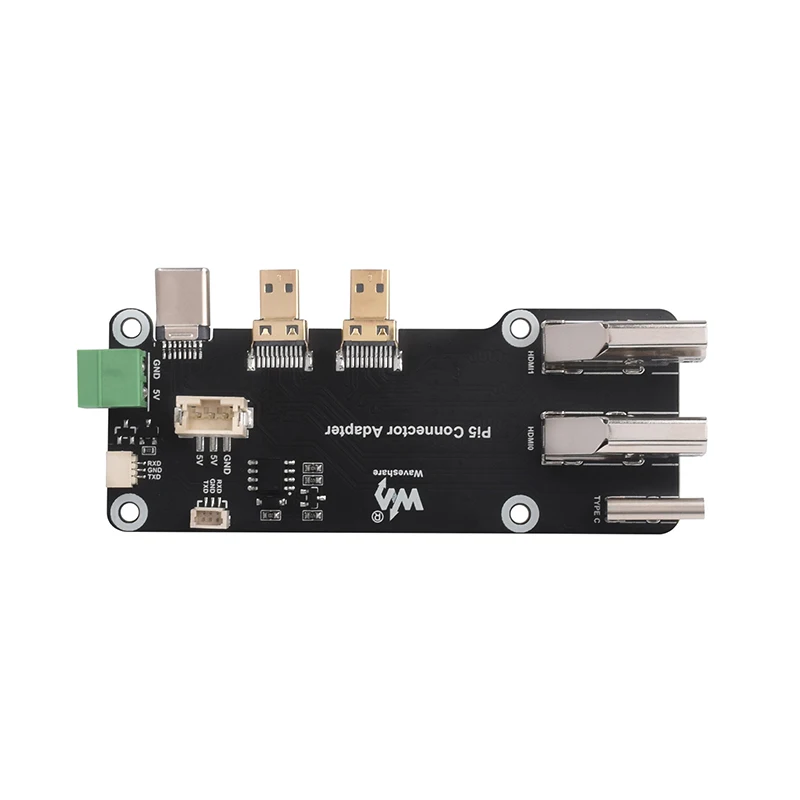 Micro HDMI to HDMI Multifunctional Adapter, Compatible with Raspberry Pi 5 / 4B, Supports Dual 4K Outputs