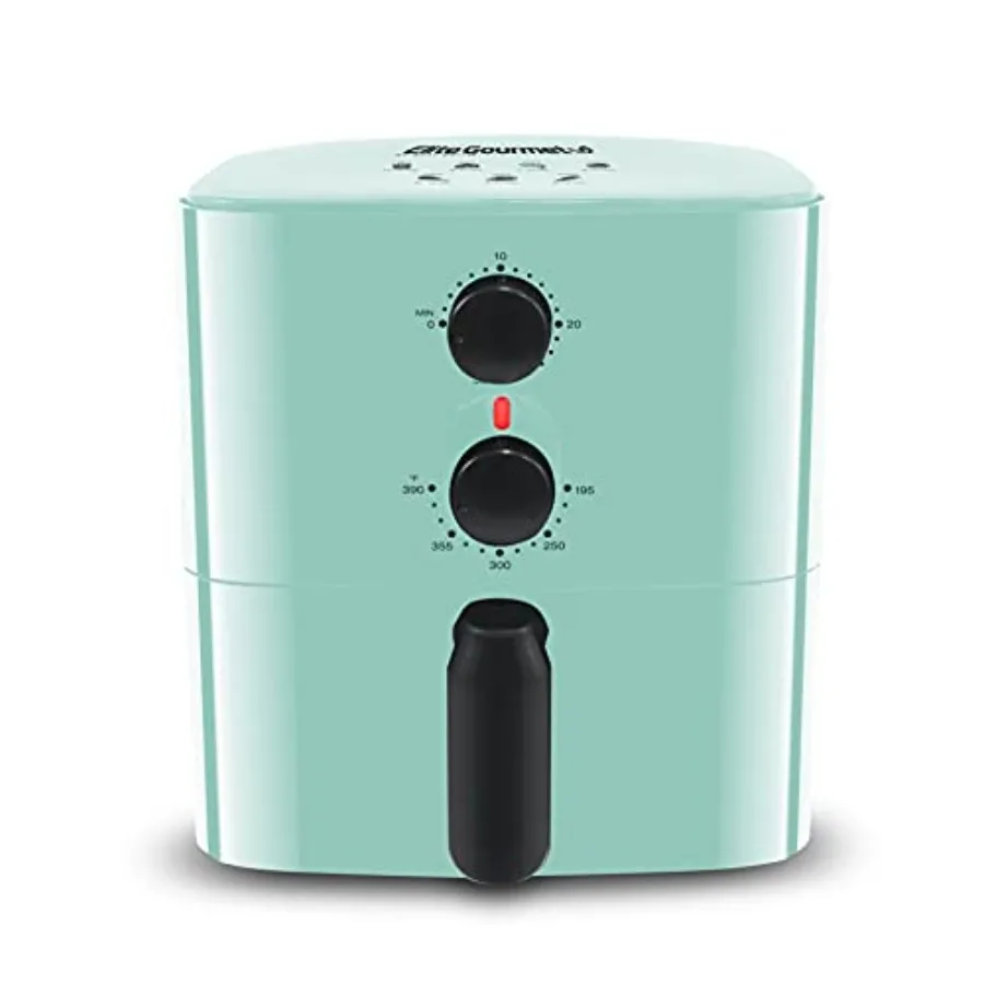

EAF-3218BL Personal 1.1Qt Compact Space Saving Electric Hot Air Fryer Oil-Less Healthy Cooker, Timer and Temperature Controls,