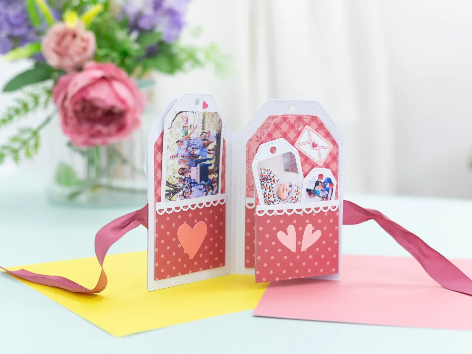 Arch-shaped Hollowed out in the middle Cutting Dies Scrapbook Diary Decoration Stencil Embossing Template DIY Greeting Card Hand view 4