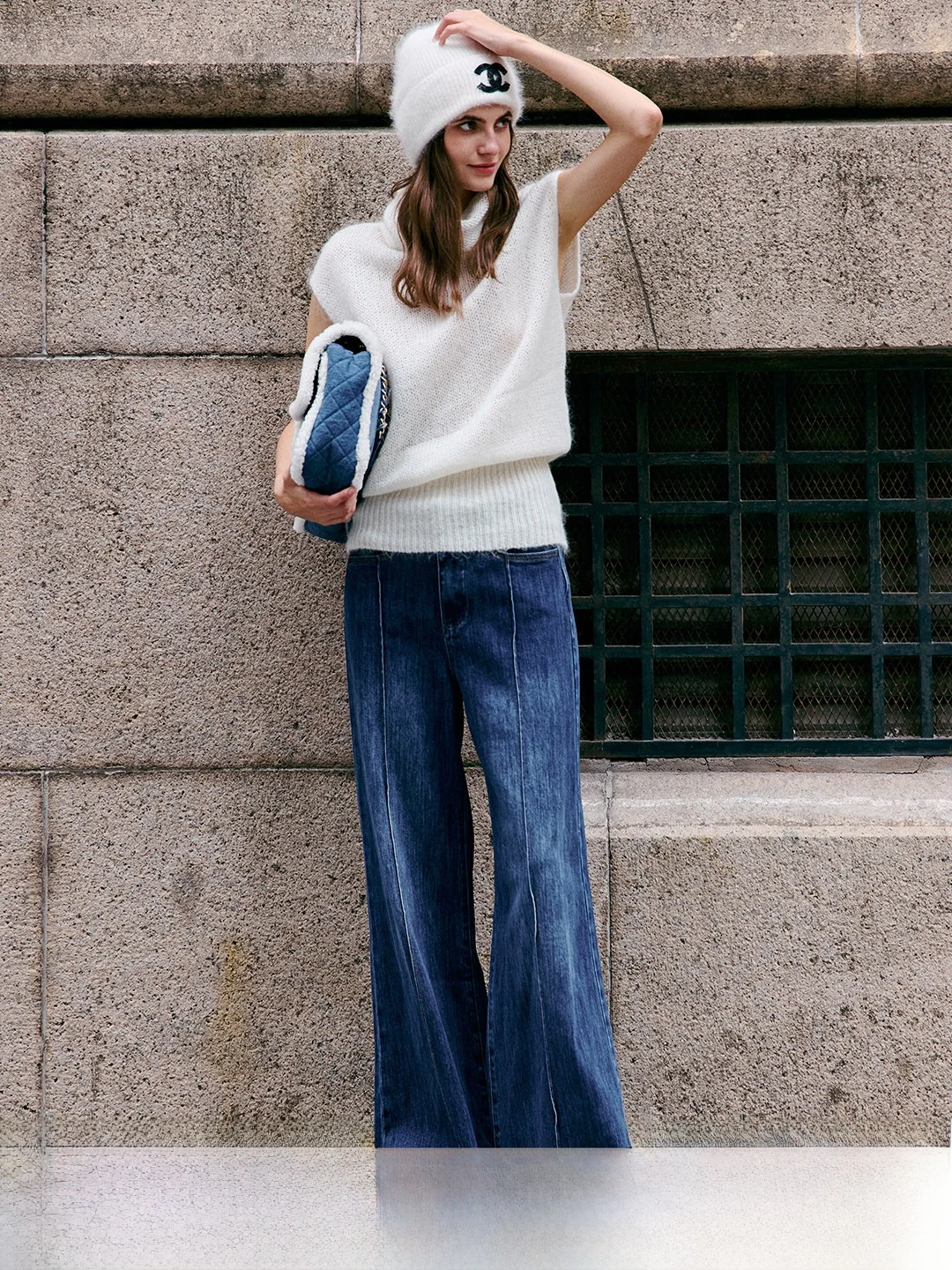 

Женская вязаная базовая кофта Luna7xi из смесовой шерсти, повседневная, для города, универсальная, стандартный крой