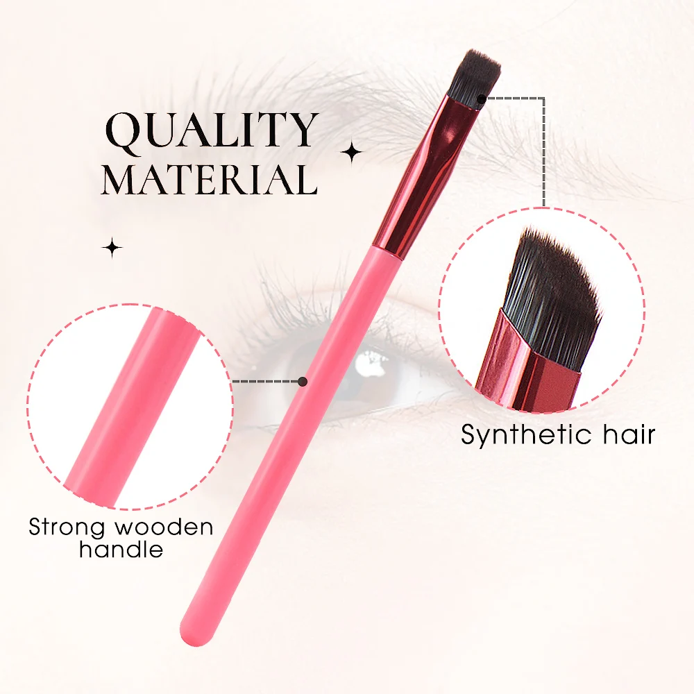 Multifunktions wilde Augenbrauen pinsel simulierte Augenbrauen Make-up Pinsel tragbare quadratische Kontur Haaransatz Make-up Pinsel Styling-Tool