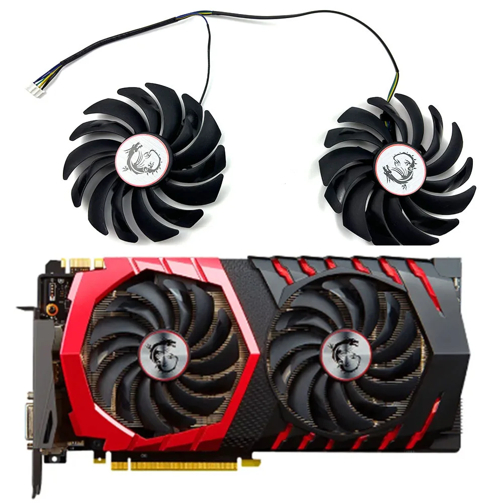 

95mm 4PIN PLD10010S12HH DC12V 0.40A FOR MSI RX470 480 570 580 GTX1080Ti 1080 1070 1060 GAMING Graphics Card Cooler Fan PLD10010B