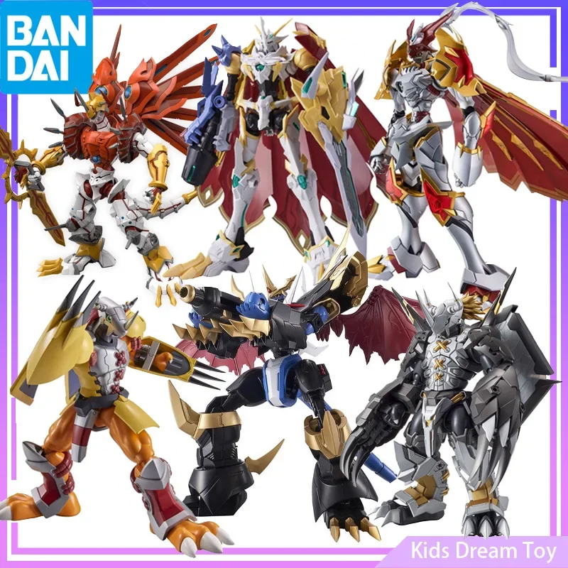 Bandai Original Figure-rise Standard Digimon Adventure War Greymon Dukemon Anime Action Figure Toys Collectible Gifts for Kids