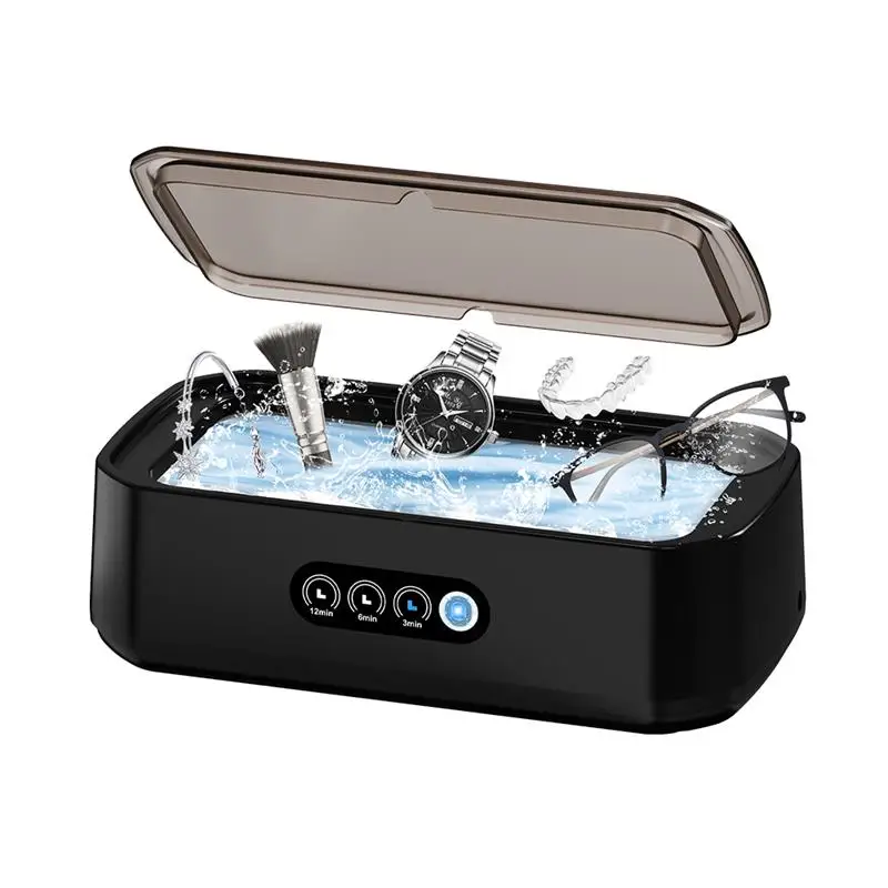Lenovo Ultraschall-Reinigungsgerät für Brillen 650ml Mini Hochfrequenz-Vibrationsreinigung für Brillen, Schmuck, Zahnprothesen, Schnuller – Detail 13