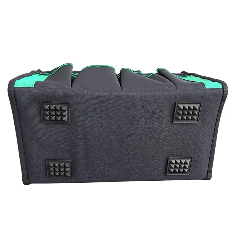 حقيبة يد متينة للأدوات، حقيبة تخزين أدوات سميكة محمولة، مجموعة أدوات كهربائي من قماش أكسفورد، منظم أدوات متعدد الأغراض