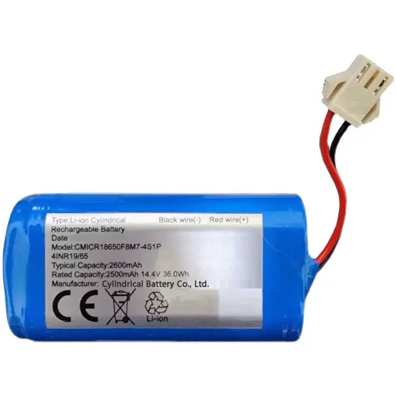 CMICR18650F8M7-4S1P 2600 2500mAh 14.4V 36.0Wh COHN batteria ricaricabile