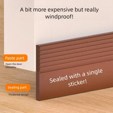 Waterproof Self-Adhesive Strip For Sealing Door Gaps Windproof Soundproof Insect-Proof And For Dustproof And For Glass Doors