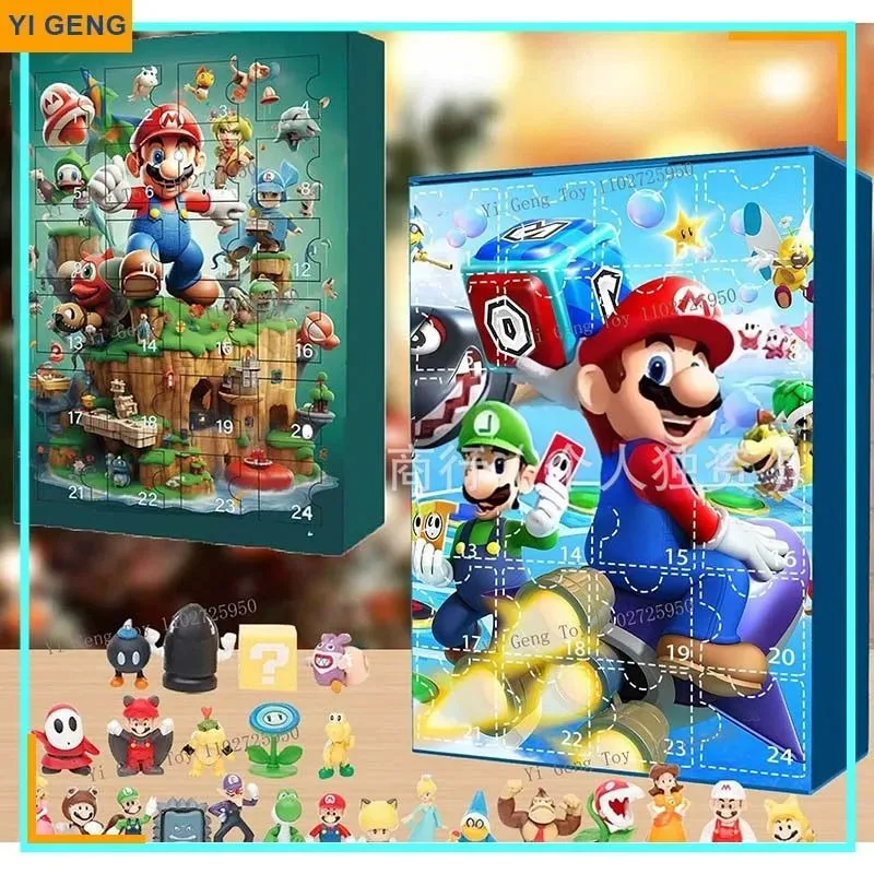 

New Super Mario Bros. 24 Days of Christmas Advent Calendar Kids·Toy Christmas Gift