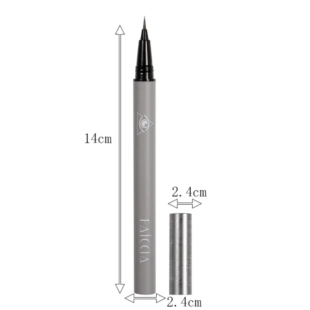 2PCS Women Sweatproof Ultra Thin Head Fine EyeLiner Pen Liquid Eyebrow Pencil Eyebrow Brush Eyebrow Enhancers