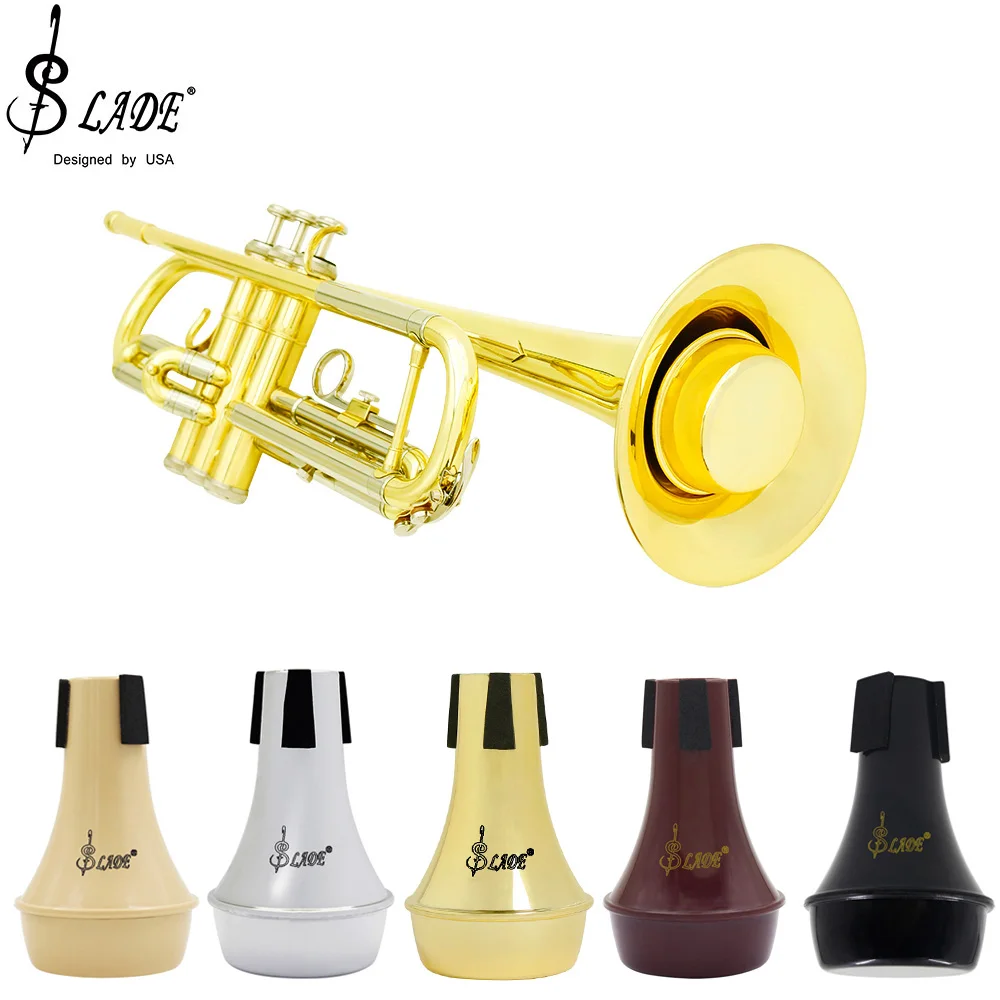 

SLADE Mini ABS Trumpet Mutes Semi-closed Mutes for Players Portable Performance Brass Accessories & Parts