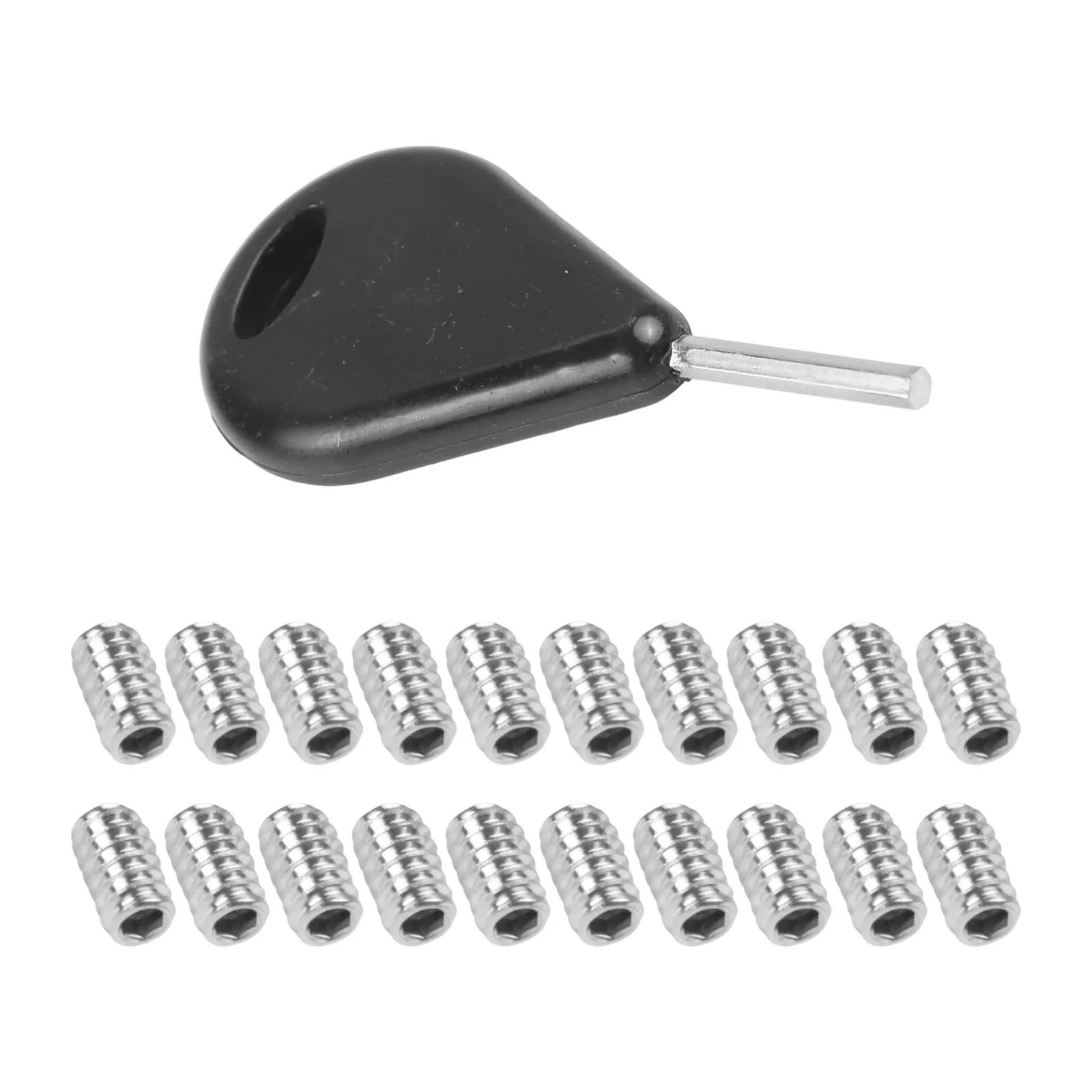 Tornillos de acero inoxidable para tablas de surf, paquete de 20 tornillos, diseño de estructura de acero, kit de accesorios para tablas de surf