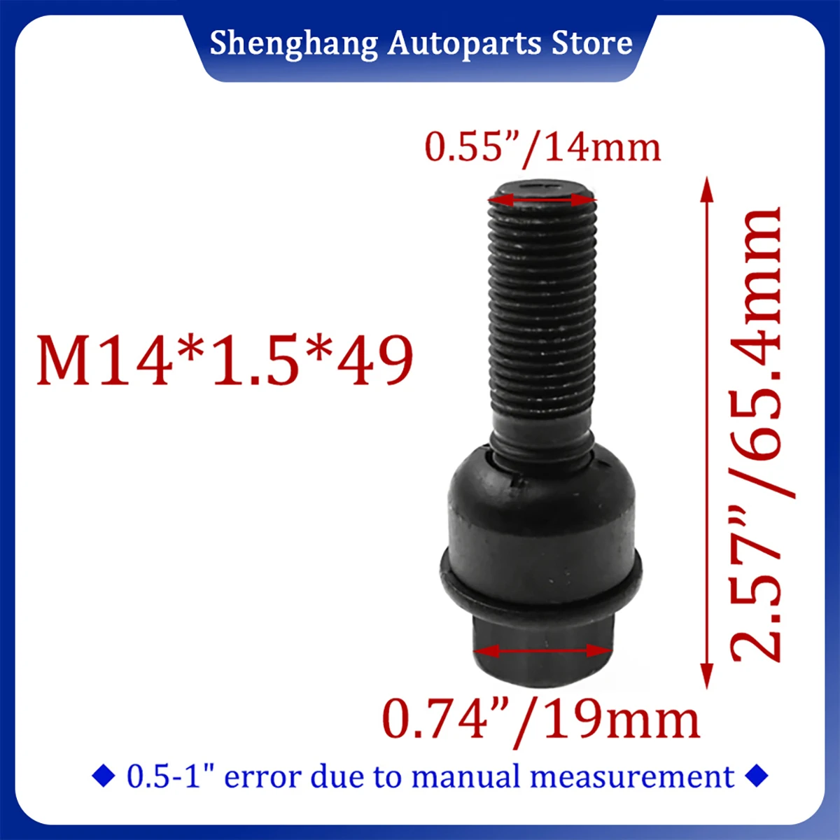 M14*1.5*49 휠 러그 볼트 WHT 004 676 A WHT 004676 A 포르쉐 911 991 997 카이맨 파나메라 970 박스터 987 카이엔 9YB 92A 9YA 썸네일 2