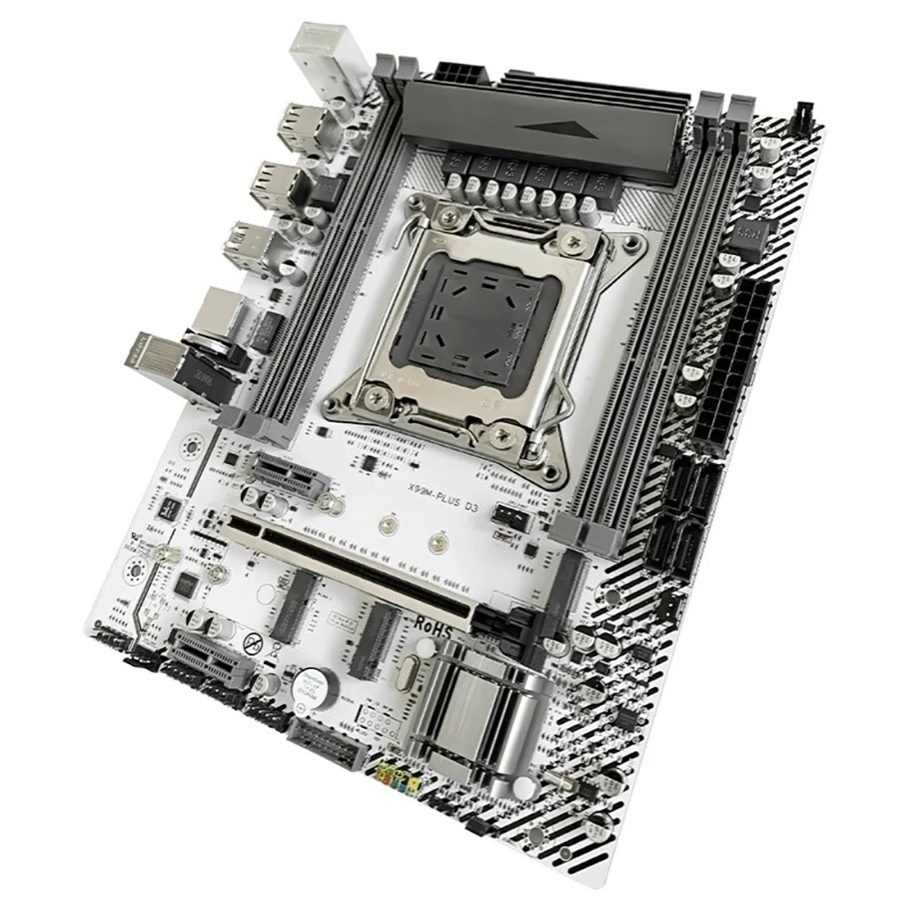 لوحة أم Micro ATX ، X99 ، ، D3 لـ JGINYUE LGA 2011v3 ، DDR3 ، igb ، PCI-E