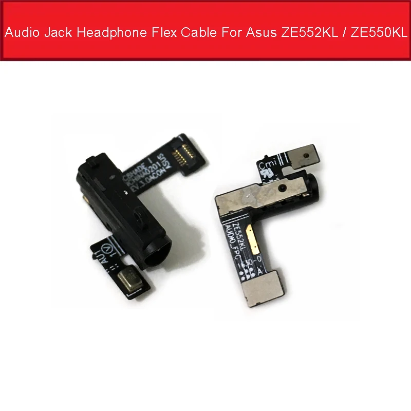 

Audio Jack Flex Cable For Asus Zenfone 3 ZE552KL Headphone Jack Flex Cable Earphone Port Module Flex Ribbon Cable Replacement