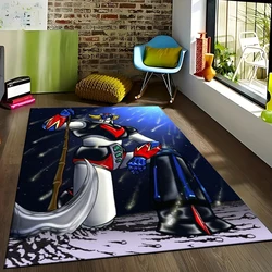 15 Sizes UFO-ROBO-GRENDIZER-GOLDORAK Pattern Rug for Bedroom Living Room Anime Carpets for Girl Room Floor Mat floor mats