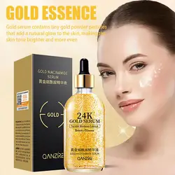 30ml 24K Gold Face Serum Skin Tone Hyaluronic Acid Moisturizing Essence Gold Skin Serum Water Cream