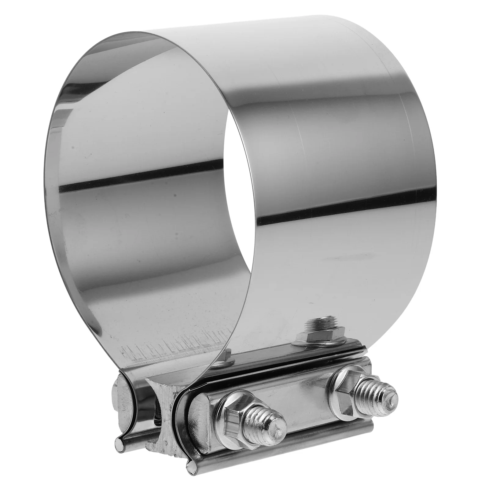

Stainless Steel Exhaust Clamp 4 Inch Universal Pipe Bracket For Car Exhaust System Secure Fastening Coupler Clamp
