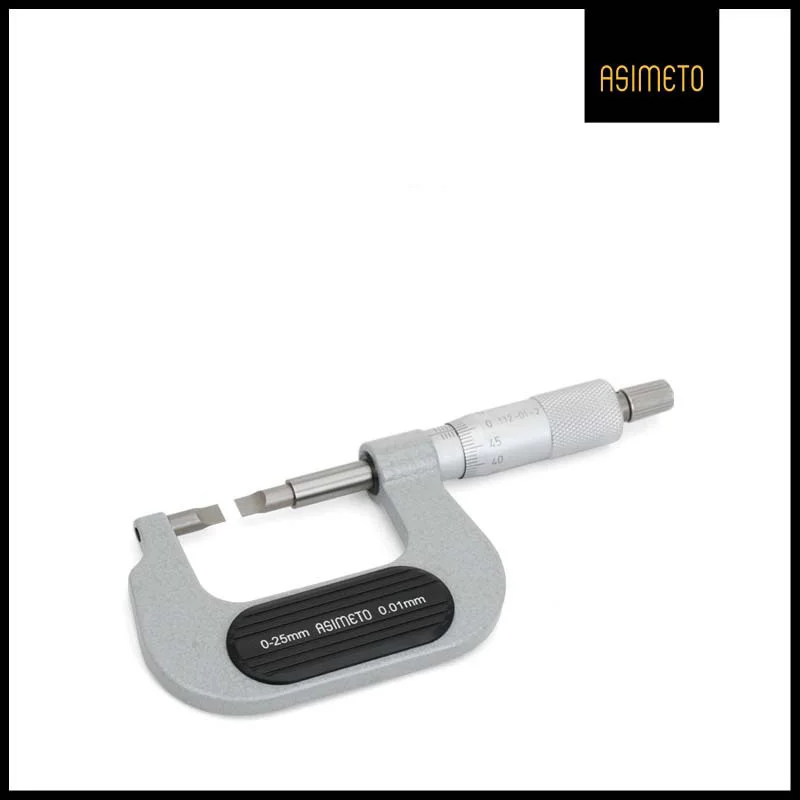 Asimeto Non-rotating spindle Type A and type B anvil graduation 0.01mm Mechanical Blade Micrometers