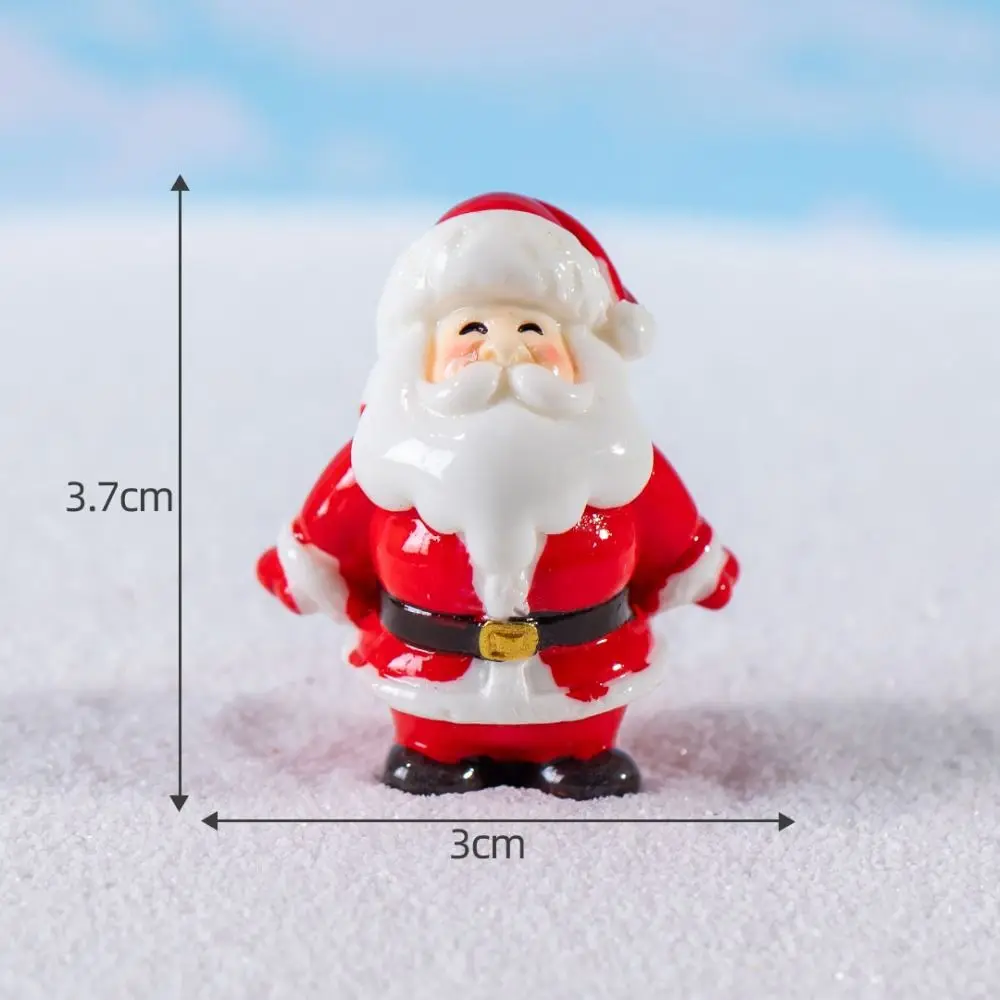 

Funny Bonsai Decor Micro Landscape Snow Scene Resin Santa Claus Figurines DIY Mini Christmas Ornaments Outdoor Yard