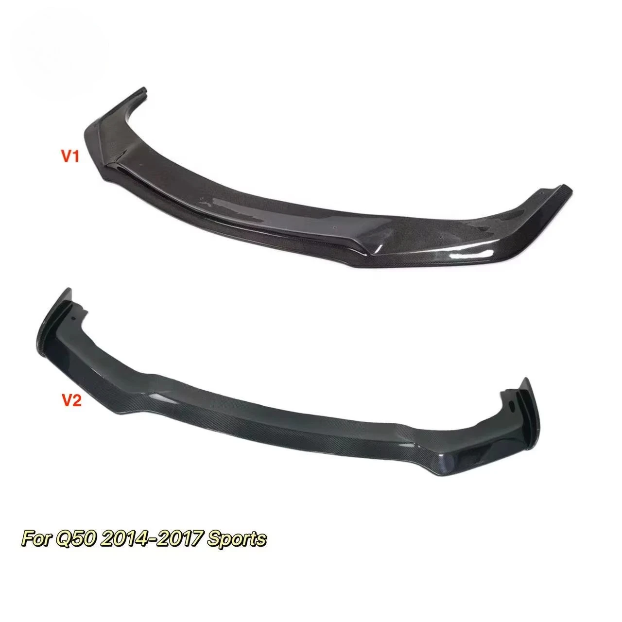 

Carbon Fiber Front Lip One-piece Style for Infiniti Q50 2014-2017 Sports Carbon Fiber Front Diffuser