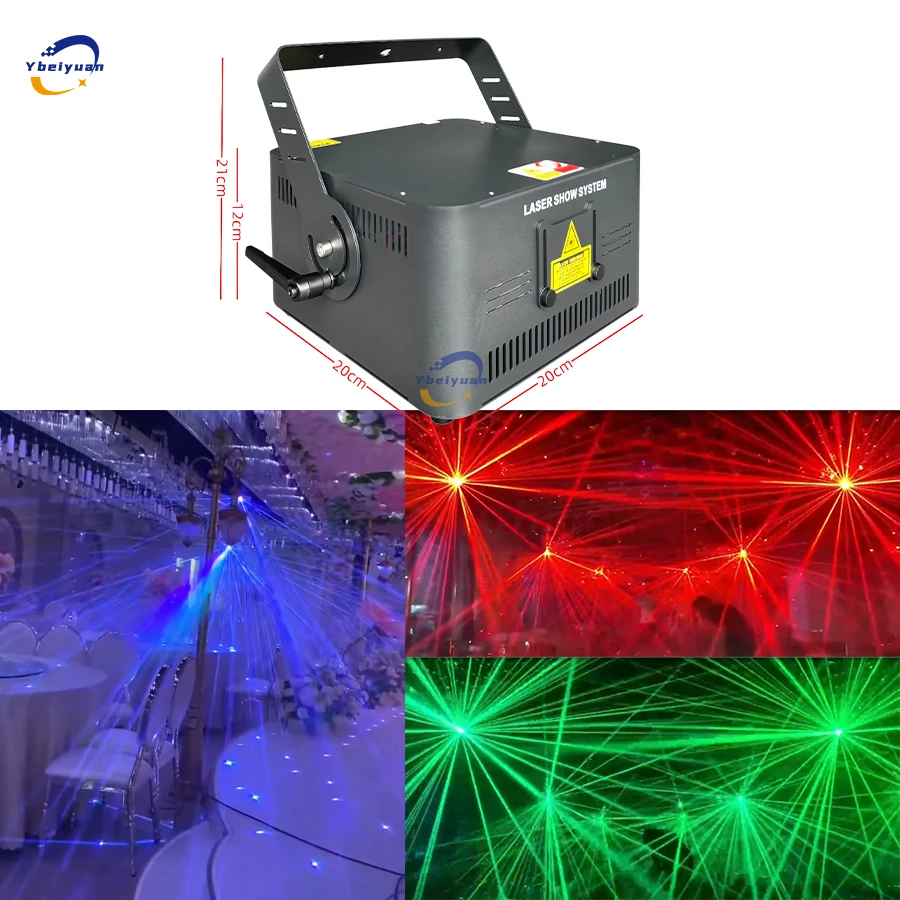 2 واط 3 واط كامل اللون السماء المرصعة بالنجوم ضوء الليزر DMX512 مناسبة ل DJ ديسكو KTV الموسيقى بار قاعة الولائم المسرح المنزلي وغيرها من الأماكن الداخلية