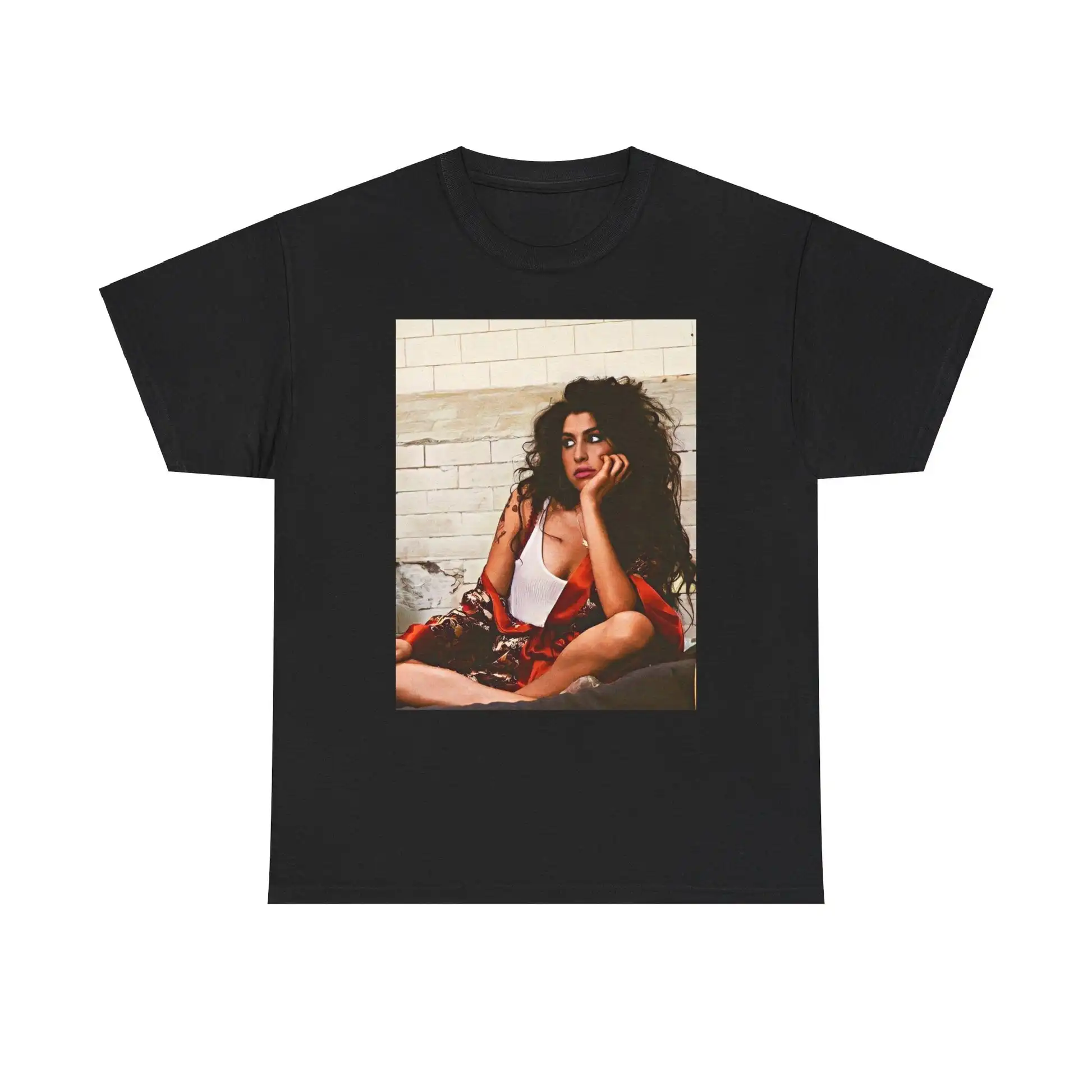 Amy Winehouse T-Shirt Gym T-shirts Man Mens Clothing T-shirts for Men Y2k Liam Payne Graphic Tops Tees Men's