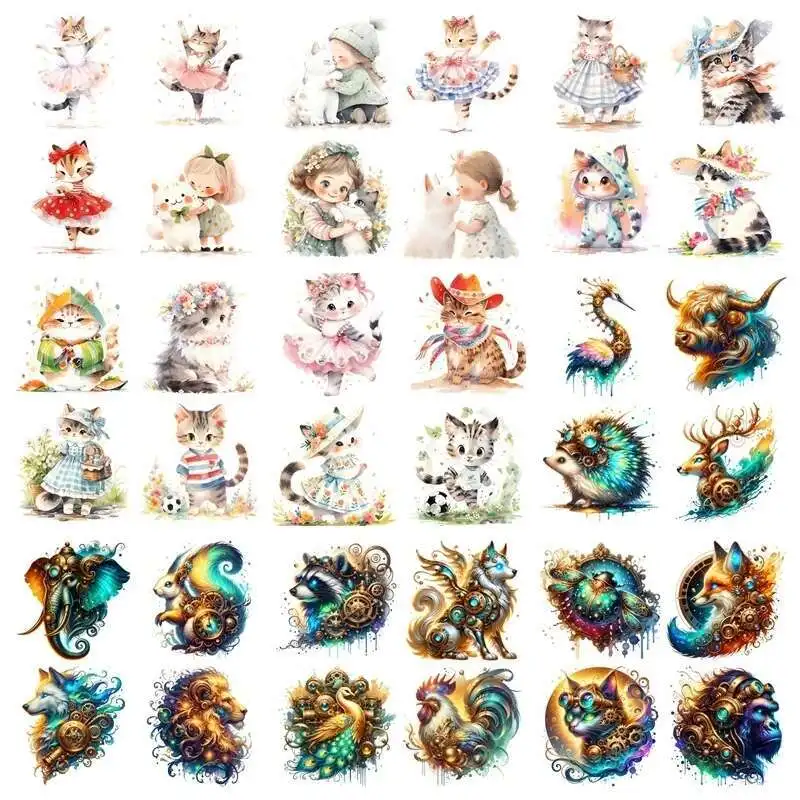 Cartoon Cute Kitten…