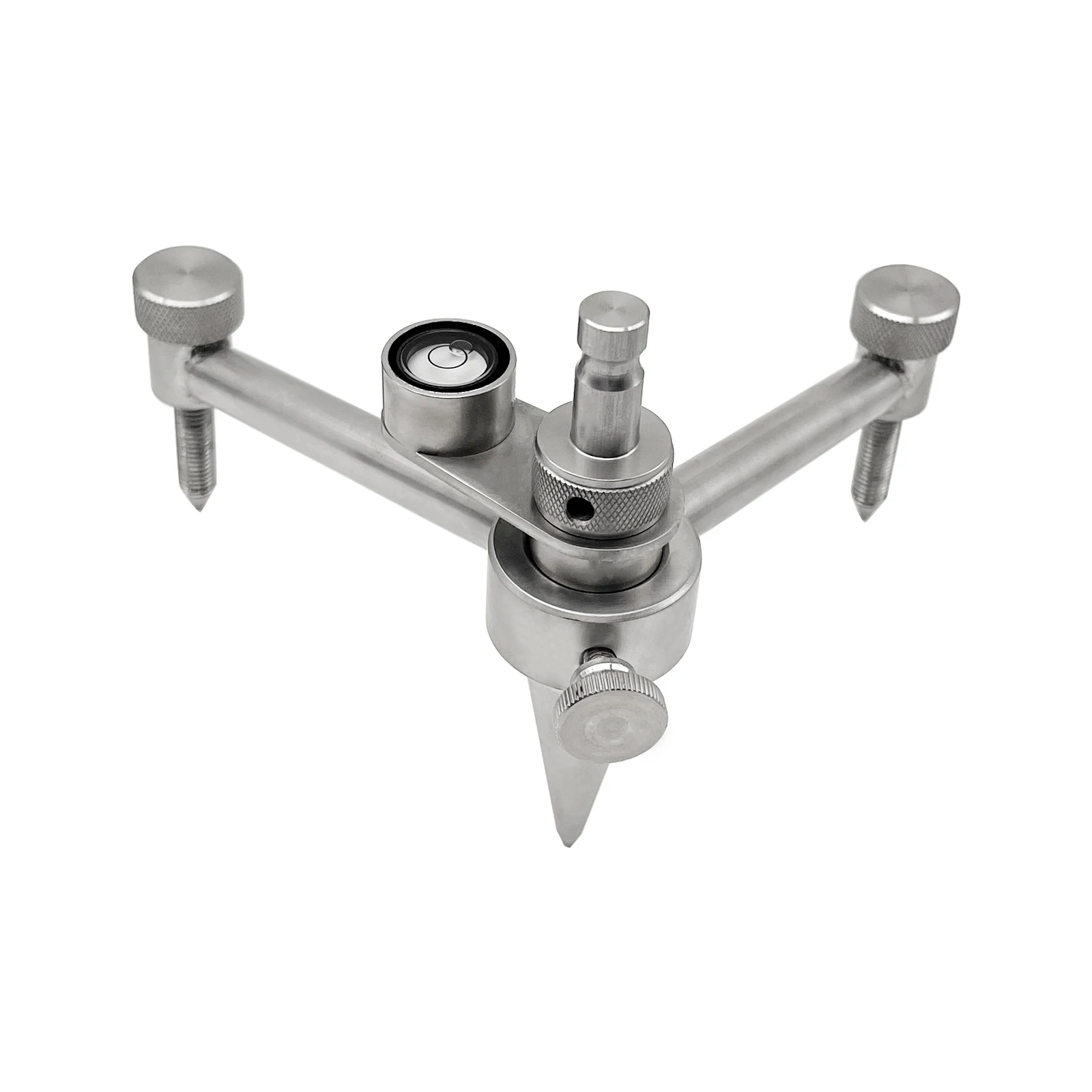 

Stainless Steel prism Pole Mini Tripod With blisters bubble for Leica Surveying Instrument