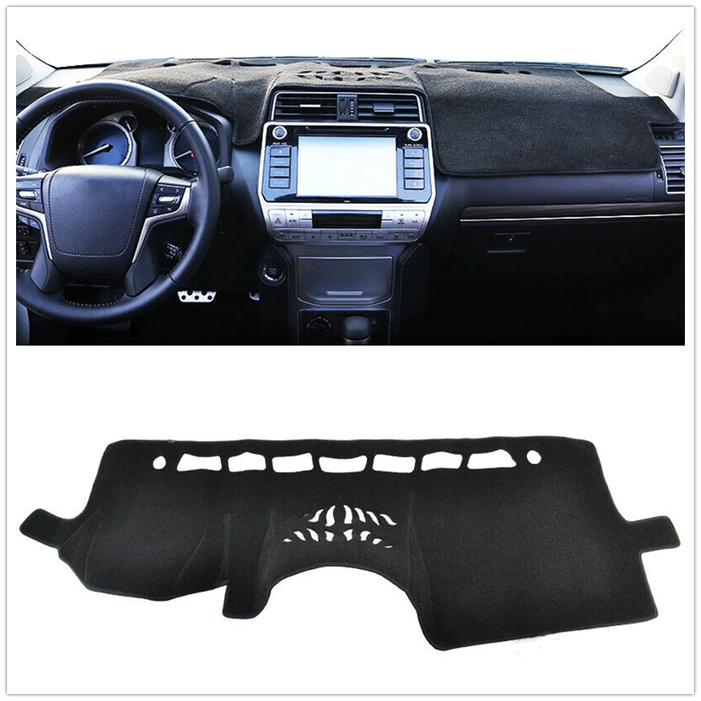 

Interior Center Console Dash Panel Carpet Anti-UV Mat Dashboard Cover Sun Shade Pad For Toyota Land Cruiser Prado J150 2010-2018